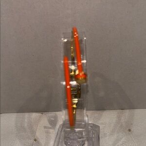 Fashion Jewelry Orange and Gold Bangle Bracelet